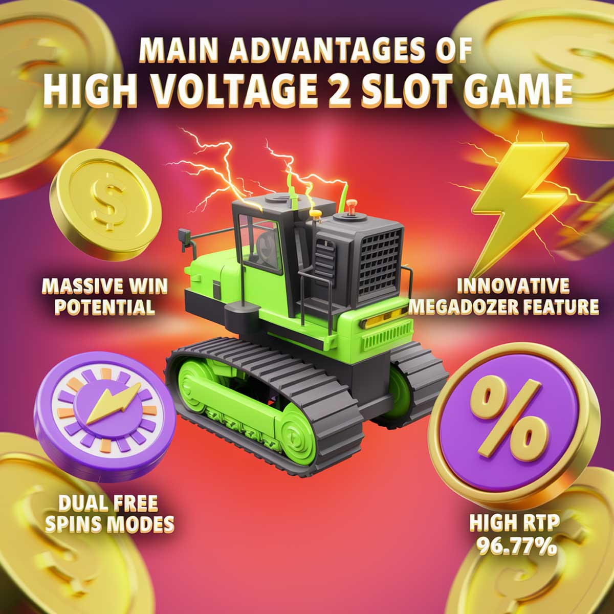 Danger! High Voltage 2 slot machine game